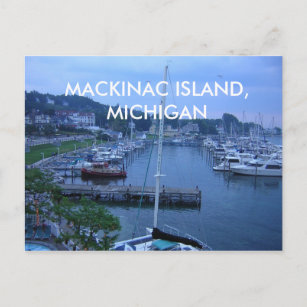 MACKINAC ISLAND, MICHIGAN POST CARD POSTKARTE