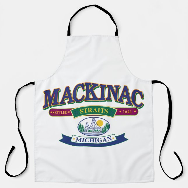 Mackinac Island Michigan Schürze (Vorderseite)