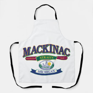 Mackinac Island Michigan Schürze