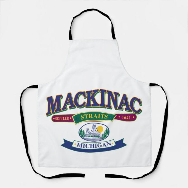 Mackinac Island Michigan Schürze (Vorderseite)