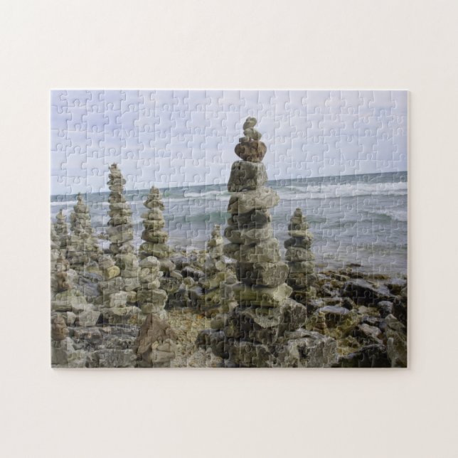 Mackinac Island Rock Cairn Collection - 11 x 14 Zo (Horizontal)