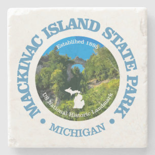 Mackinac Island SP Steinuntersetzer
