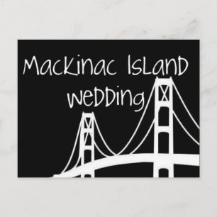 Mackinac Island Wedding Postkarte
