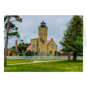 Mackinac Point Light Grußkarte