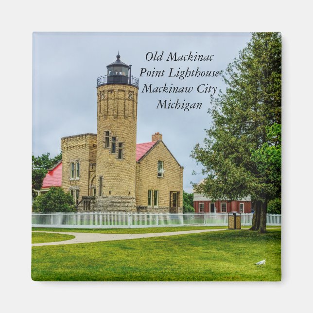 Mackinac Point Light Magnet (Vorne)