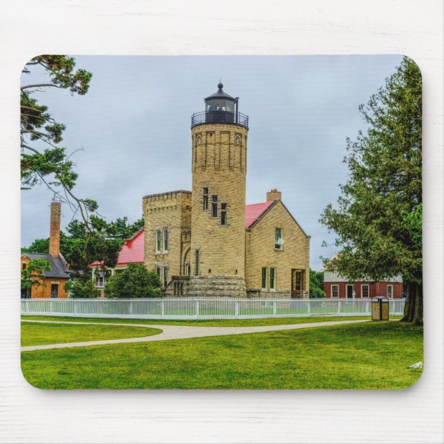 Mackinac Point Light Mousepad (Vorne)