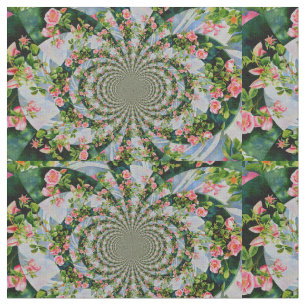Mackinac Rose mandala Stoff