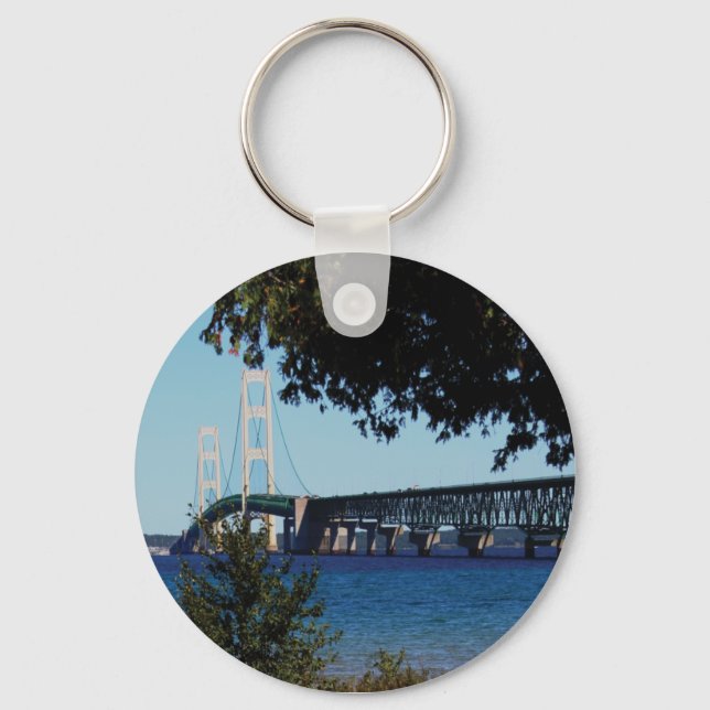 Mackinaw Bridge Schlüsselanhänger (Vorderseite)