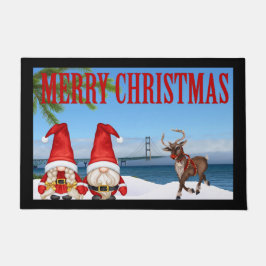 Mackinaw Bridge Weihnachtsmatte Fußmatte