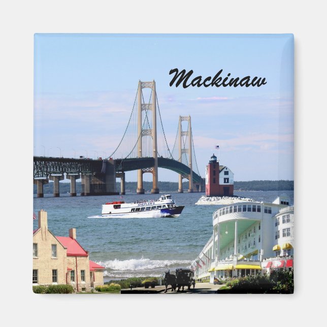 Mackinaw City Magnet (Vorne)