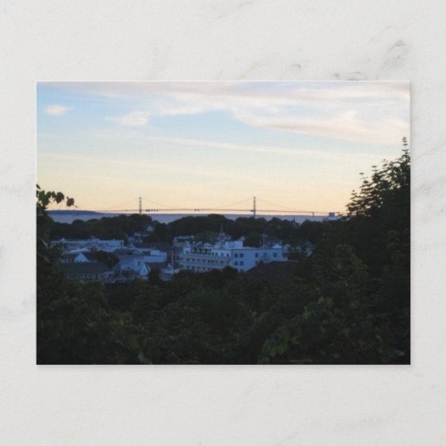 Mackinaw Island, MI Postkarte (Vorderseite)