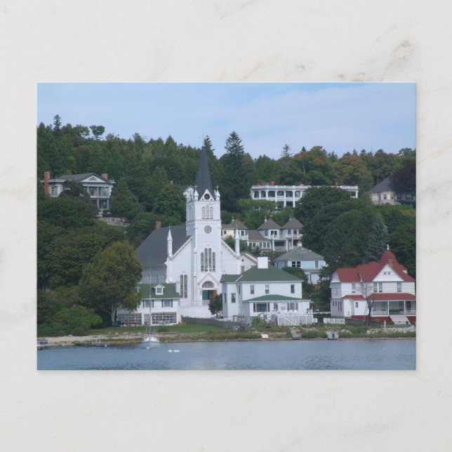 Mackinaw Island Postkarte (Vorderseite)