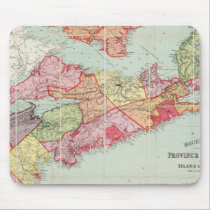 Mackinlay-Karte der Provinz Nova Scotia Mousepad