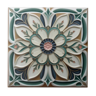 Mackintosh Art Deco Abstrakte Blumige Wanddekorati Fliese