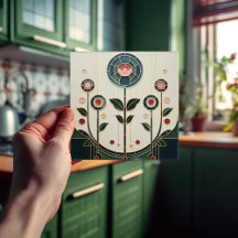 Mackintosh Art Deco Abstrakte Wand-Deco