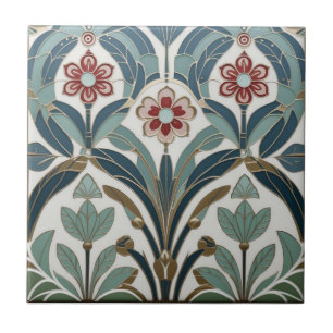 Mackintosh Art Deco abstrakter Blumenschmuck für d Fliese