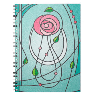 Mackintosh-Rose Notizblock