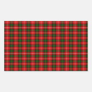 MacKintosh Tartan Rechteckiger Aufkleber