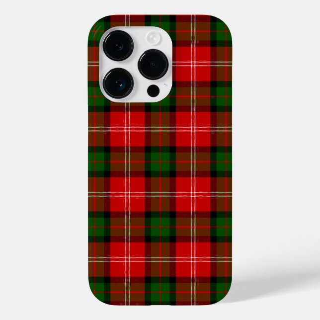 MacKintosh Tartan rot kariert Case-Mate iPhone 14 Pro Hülle (Rückseite)