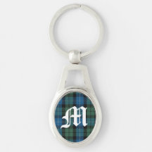 MacKirdy Clan Tartan Monogramm Schlüsselanhänger