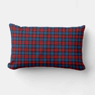 MacLachlan Clan Tartan Royal Blue and Red Kariert Lendenkissen