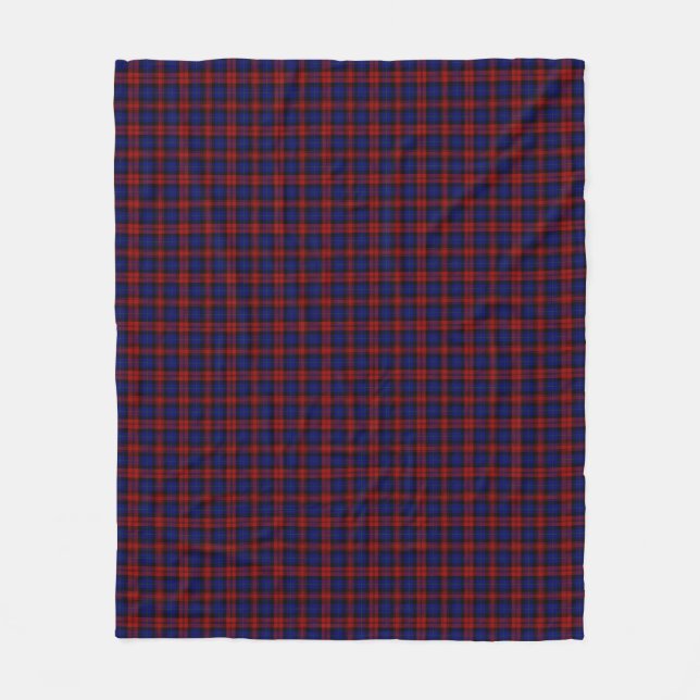 MacLachlan / McLaughlin Tartan  Fleecedecke (Vorderseite)