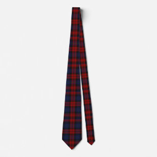 MacLachlan roter und blauer Tartan-karierte Krawatte