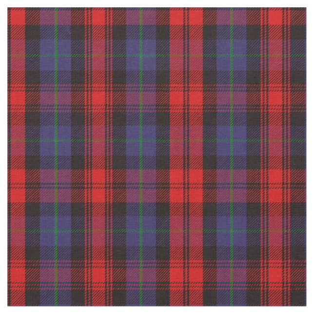MacLachlan Tartan-Druck Stoff (Nahaufnahme)