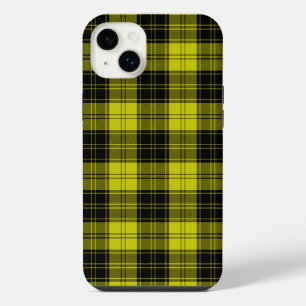 MacLachlan-Tartan gelb-schwarzes Karo iPhone 14 Plus Hülle