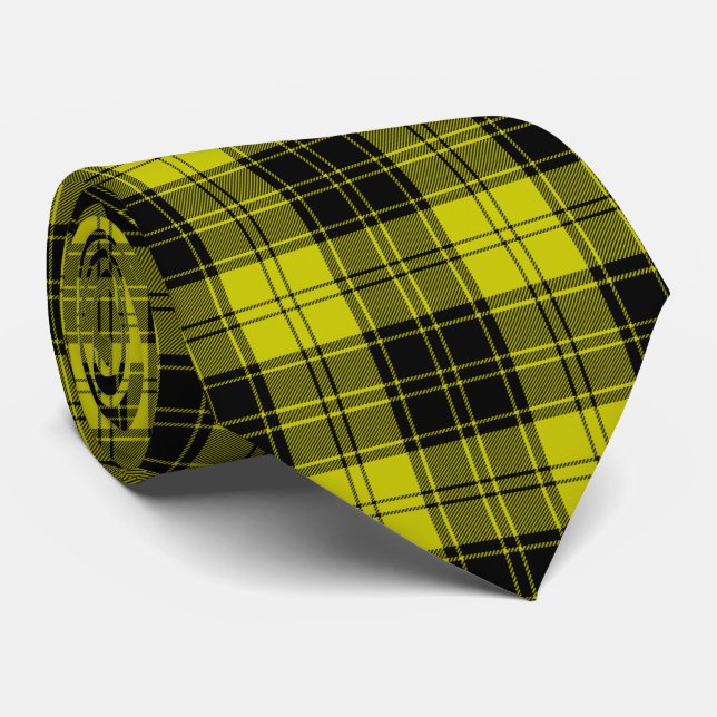 MacLachlan Tartan kariert Krawatte (Gerollt)