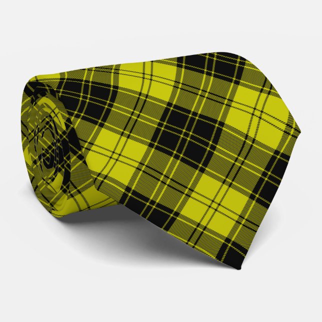 MacLachlan Tartan kariert Krawatte (Gerollt)
