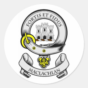 MACLACHLAN Wappen Runder Aufkleber