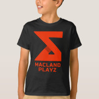Macland Playz Offiziell Merch Unisex Black T - Shi