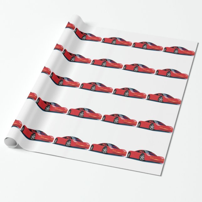 MacLaren Rennwagen schön übertragen Geschenkpapier (Ungerollt)