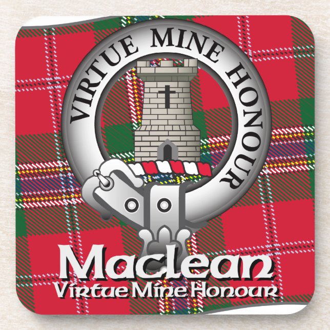 Maclean Clan Getränkeuntersetzer (Vorderseite)