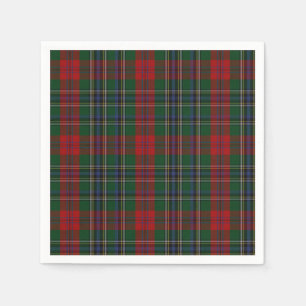 MacLean Clan Tartan Kariert Paper Napkins Serviette
