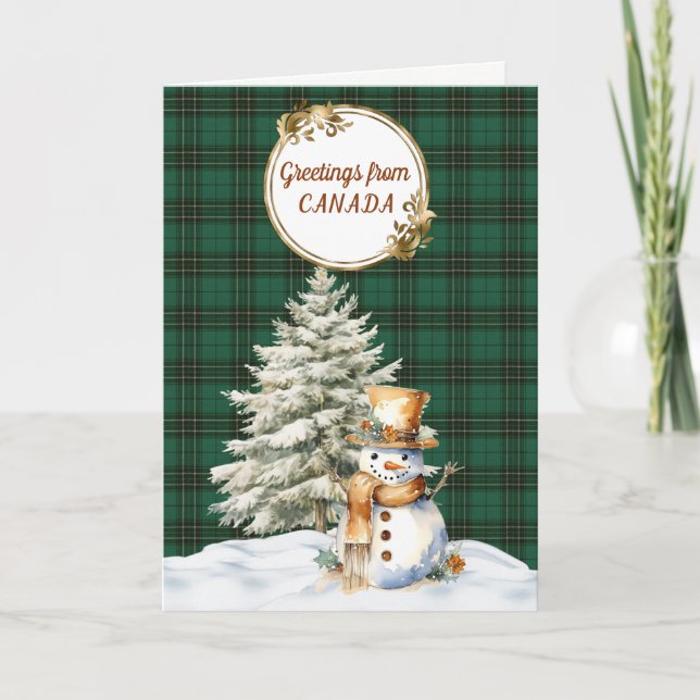 MacLean Jagd Ancient Tartan Weihnachten (Vorderseite)