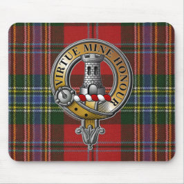 MacLean Tartan & Abzeichen Mousepad