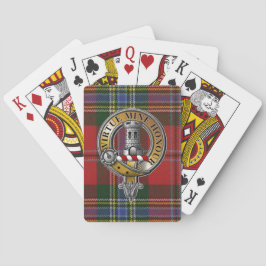 MacLean Tartan & Abzeichen Spielkarten