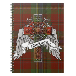 MacLean Tartan-Kreuz Notizblock