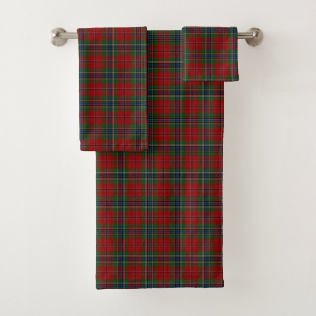 Maclean Tartan Scottish Modern MacLean von Duart Badhandtuch Set (Insitu)