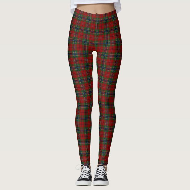 Maclean Tartan Scottish Modern MacLean von Duart Leggings (Vorderseite)