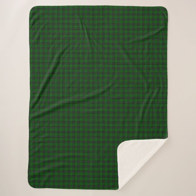 MacLean Tartan vert et noir plaid (Devant)