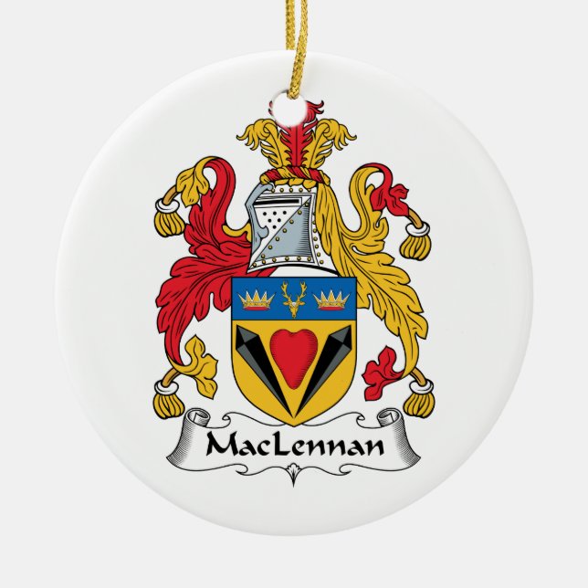 MacLennan Familienwappen Keramikornament (Vorne)