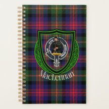 MacLennan schottischer Clan Tartan und Wappen
