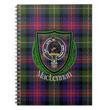 MacLennan schottischer Clan Tartan & Wappen