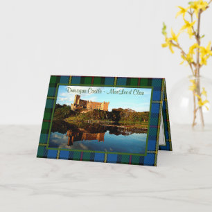 MacLeod Clan Dunvegan Castle gefaltete Grußkarte Karte