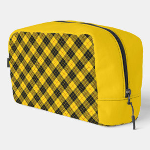 MacLeod Gelb und Schwarz Schottisch Highland Tarta Waschbeutel