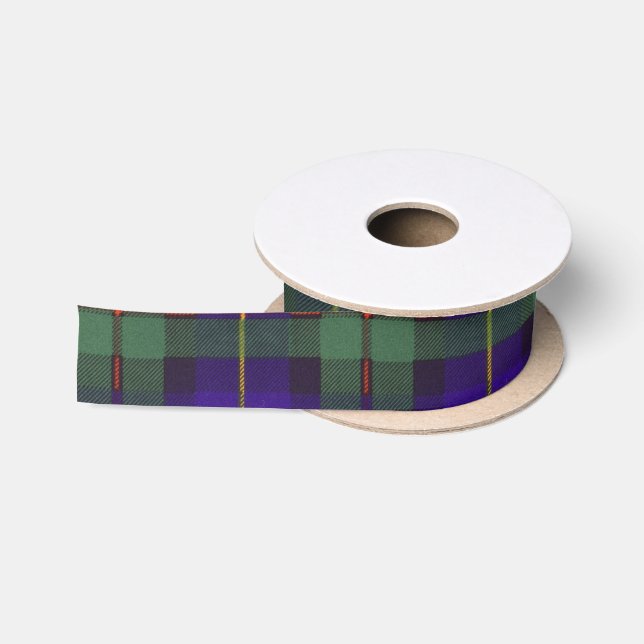 Macleod Harris-Clan karierten schottischen Tartan Satinband (Spule)