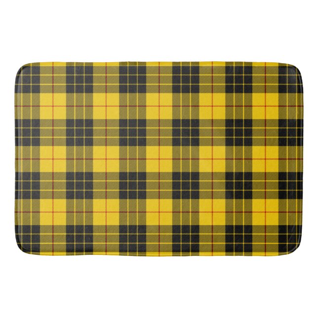 MacLeod Scottish Clan Tartan Plädoyer Pattern Badematte (Vorderseite)